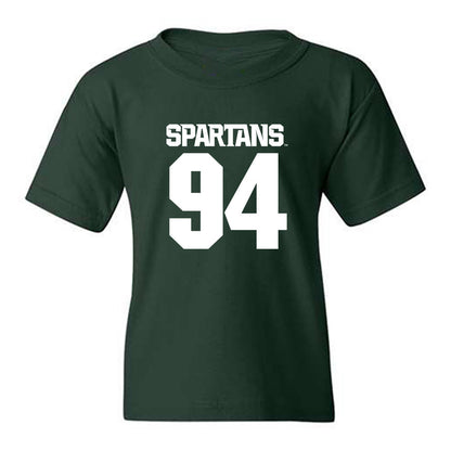 Michigan State - NCAA Football : Cal Thrush - Generic Shersey Youth T-Shirt-0