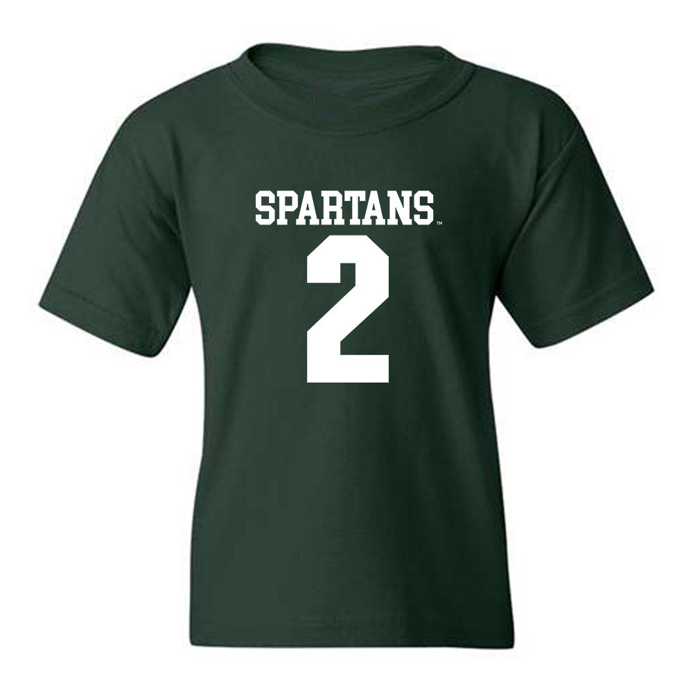 Michigan State - NCAA Football : Aidan Chiles - Youth T-Shirt