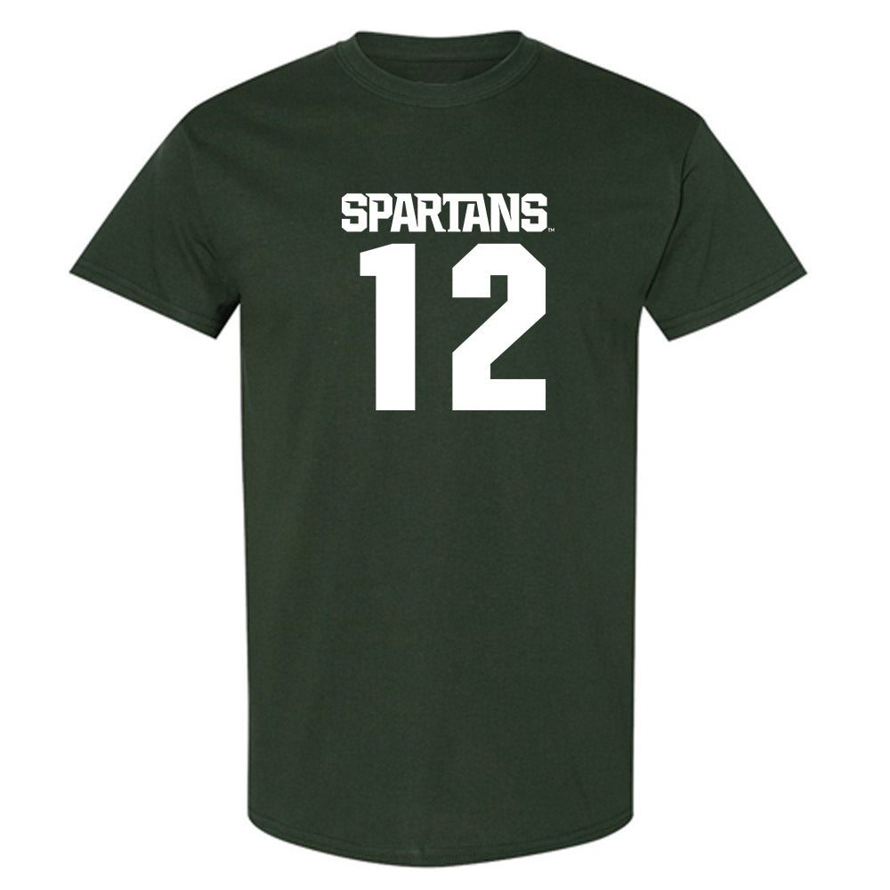 Michigan State - NCAA Football : Jack Velling - Generic Shersey T-Shirt-0