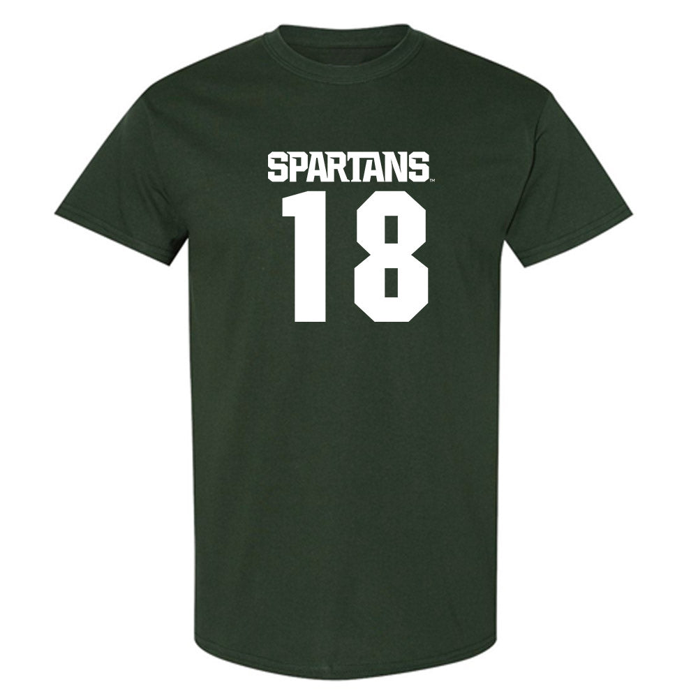 Michigan State - NCAA Football : Atticus Carridine - Generic Shersey T-Shirt-0