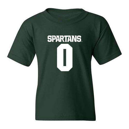 Michigan State - NCAA Women's Basketball : Jordan Ode - Generic Shersey Youth T-Shirt-0