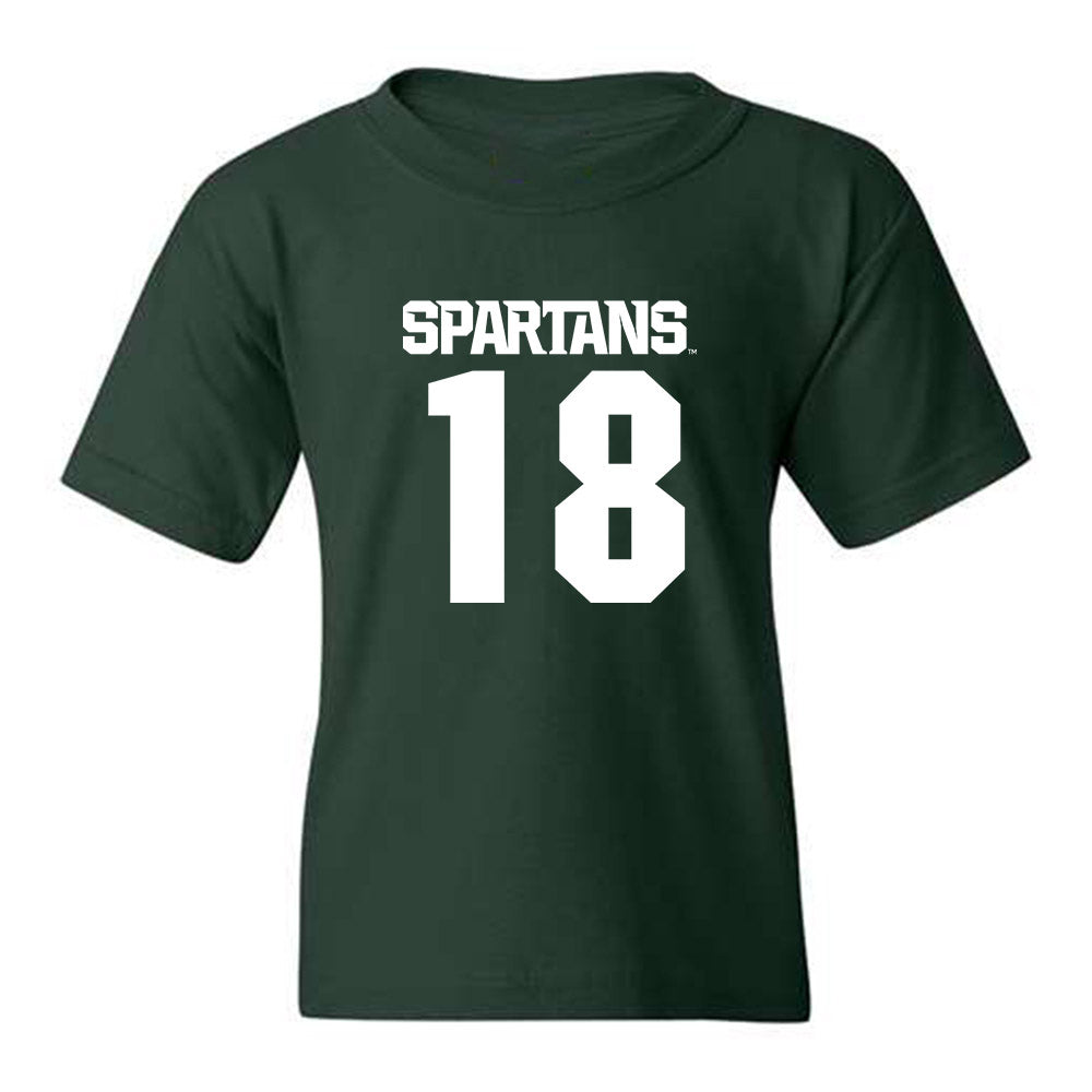 Michigan State - NCAA Baseball : Noah Bright - Generic Shersey Youth T-Shirt