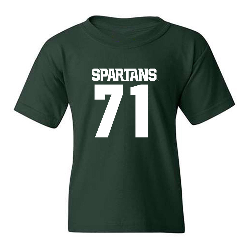 Michigan State - NCAA Football : Robert Wright Jr - Generic Shersey Youth T-Shirt-0