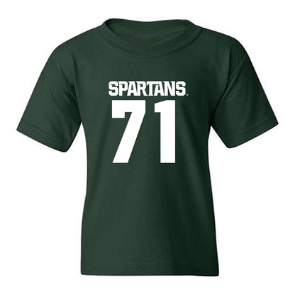 Michigan State - NCAA Football : Robert Wright Jr - Generic Shersey Youth T-Shirt-0