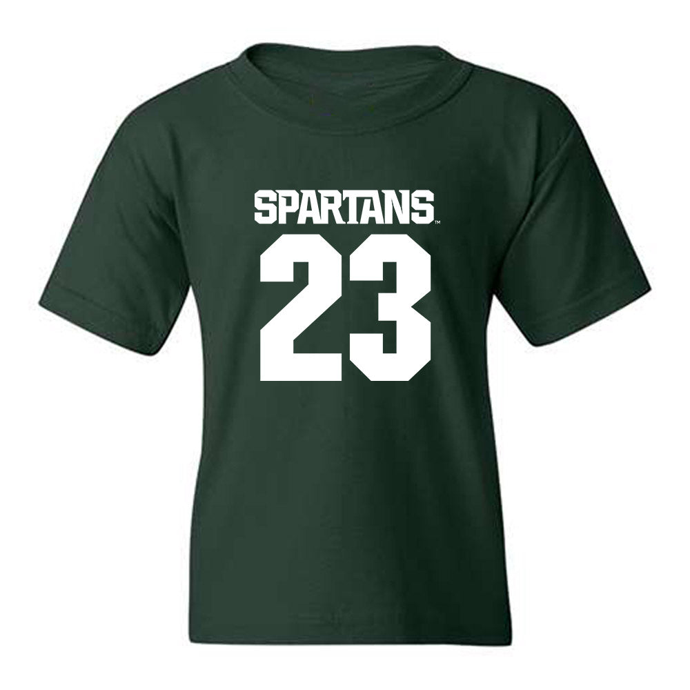 Michigan State - NCAA Men's Ice Hockey : Reed Lebster - Generic Shersey Youth T-Shirt-0