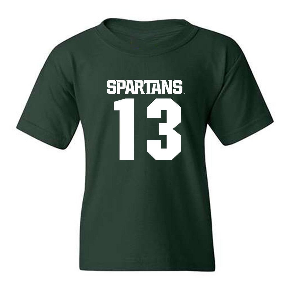 Michigan State - NCAA Baseball : CJ Deckinga - Generic Shersey Youth T-Shirt-0