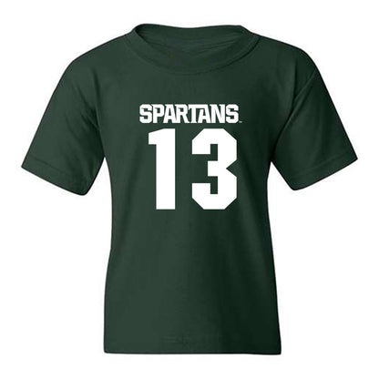 Michigan State - NCAA Baseball : CJ Deckinga - Generic Shersey Youth T-Shirt-0