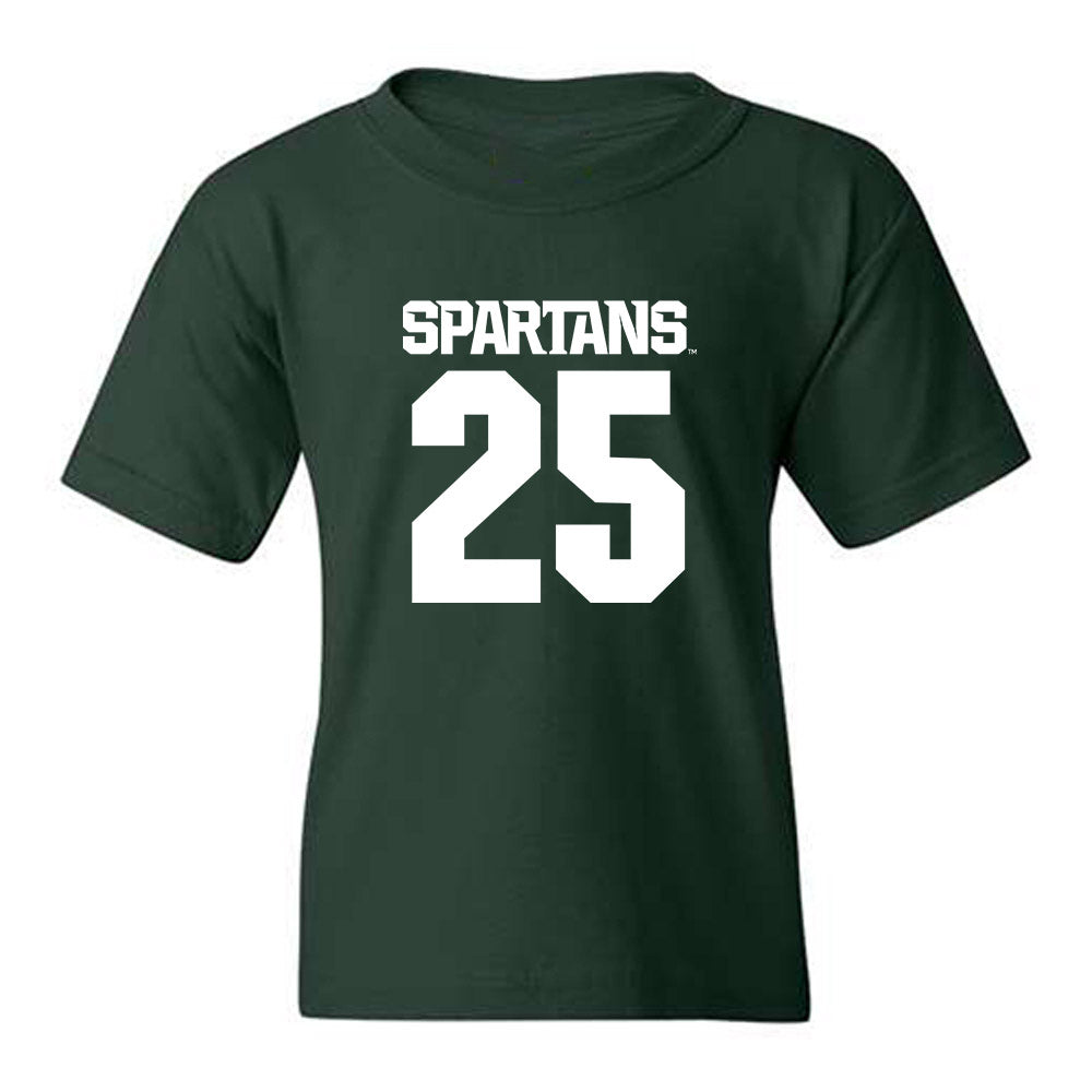 Michigan State - NCAA Men's Ice Hockey : Cole Burke - Generic Shersey Youth T-Shirt-0