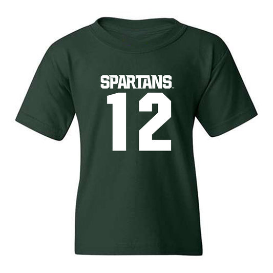 Michigan State - NCAA Football : Justin Denson Jr - Generic Shersey Youth T-Shirt-0