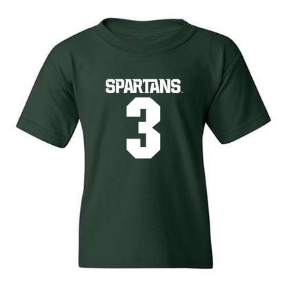 Michigan State - NCAA Men's Ice Hockey : Sean Barnhill - Generic Shersey Youth T-Shirt-0