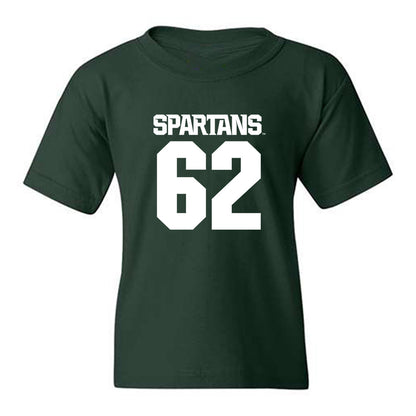 Michigan State - NCAA Football : Justin Bell - Generic Shersey Youth T-Shirt-0