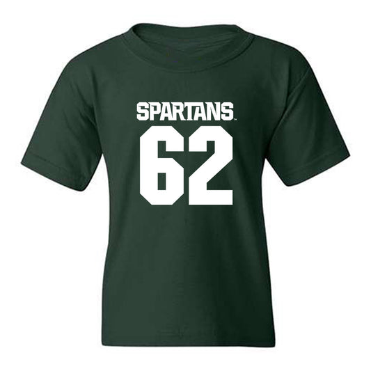 Michigan State - NCAA Football : Justin Bell - Generic Shersey Youth T-Shirt-0