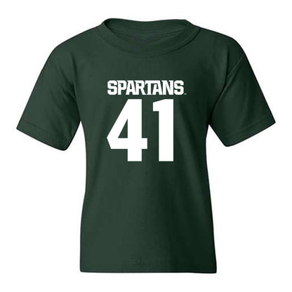 Michigan State - NCAA Football : David Santiago - Generic Shersey Youth T-Shirt-0
