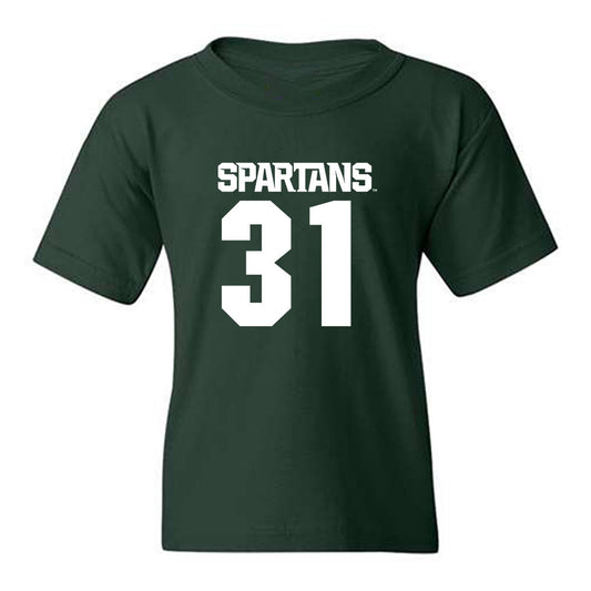 Michigan State - NCAA Men's Ice Hockey : Luca Di Pasquo - Generic Shersey Youth T-Shirt-0