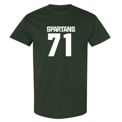 Michigan State - NCAA Football : Robert Wright Jr - Generic Shersey T-Shirt-0