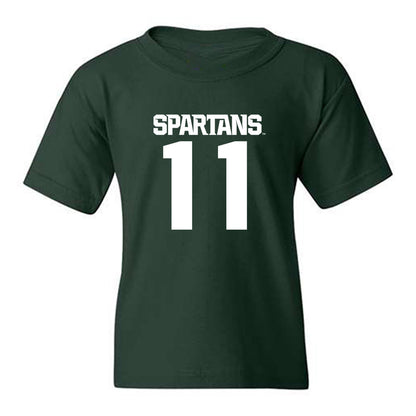 Michigan State - NCAA Baseball : Parker Picot - Generic Shersey Youth T-Shirt-0