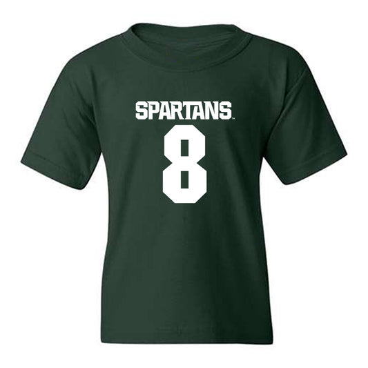 Michigan State - NCAA Softball : Ella Cunningham - Generic Shersey Youth T-Shirt-0