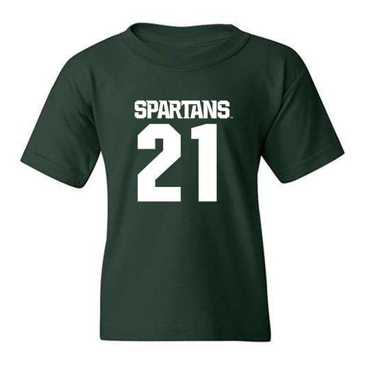 Michigan State - NCAA Women's Soccer : Maleeya Martin - Generic Shersey Youth T-Shirt-0