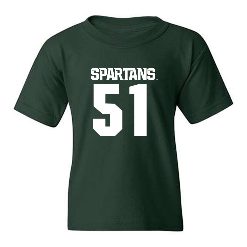 Michigan State - NCAA Football : Matthew Gulbin - Generic Shersey Youth T-Shirt-0