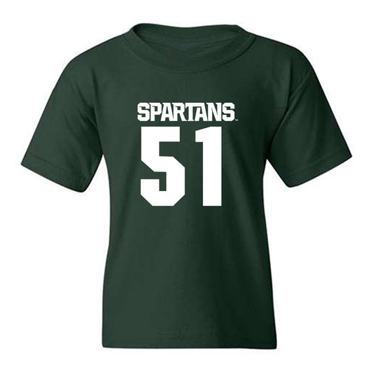 Michigan State - NCAA Football : Matthew Gulbin - Generic Shersey Youth T-Shirt-0