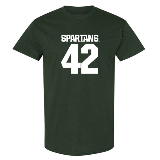 Michigan State - NCAA Baseball : Andrew Siler - Generic Shersey T-Shirt-0