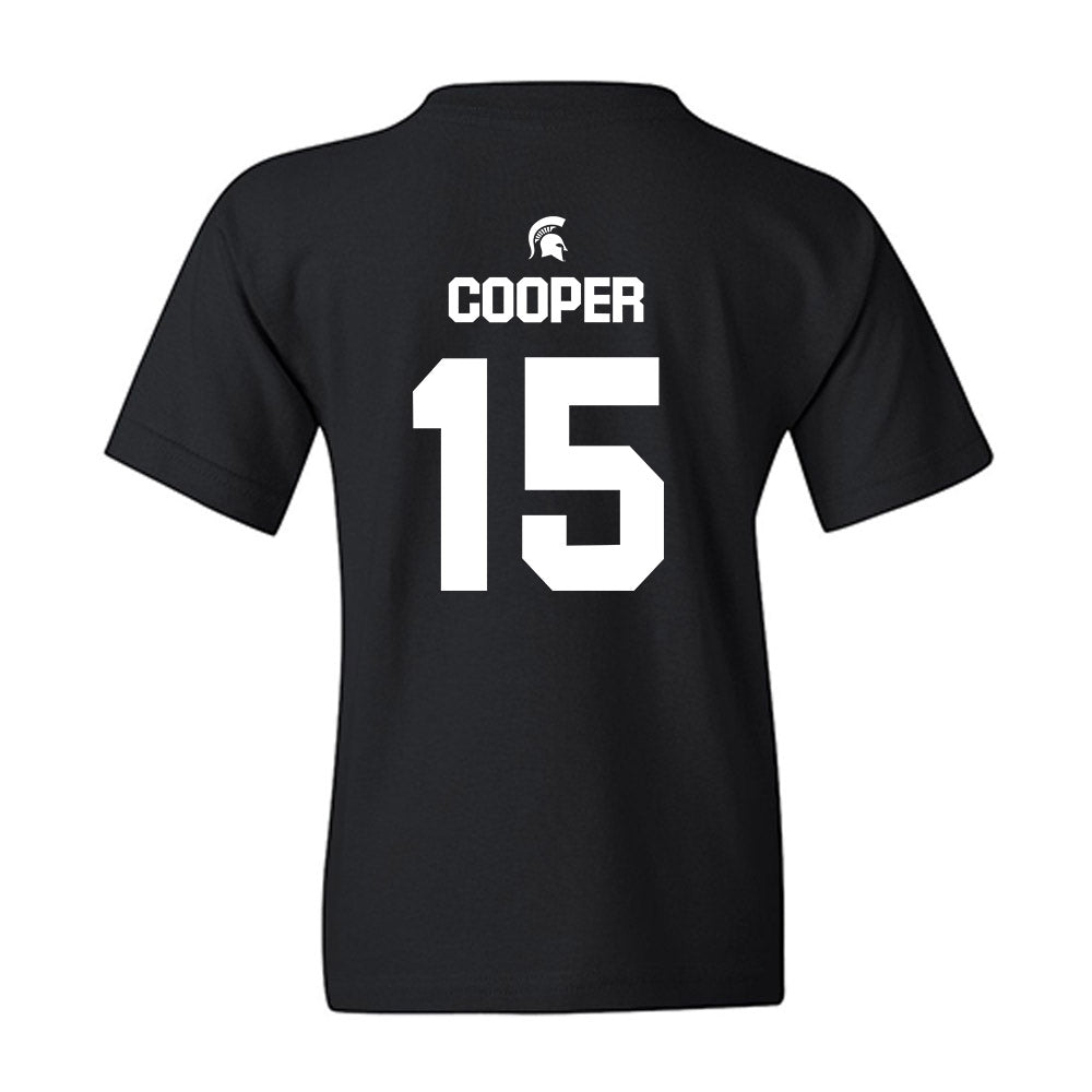 Michigan State - NCAA Men's Basketball : Carson Cooper - Sports Shersey Youth T-Shirt-1