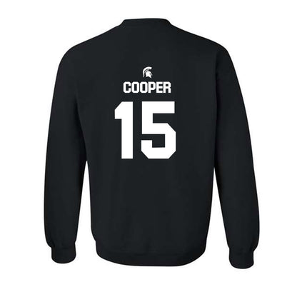 Michigan State - NCAA Men's Basketball : Carson Cooper - Sports Shersey Crewneck Sweatshirt-1