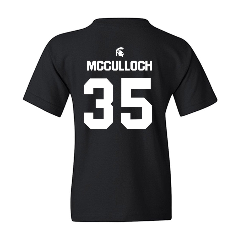 Michigan State - NCAA Men's Basketball : Jesse McCulloch - Sports Shersey Youth T-Shirt-1