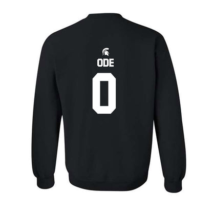 Michigan State - NCAA Women's Basketball : Jordan Ode - Sports Shersey Crewneck Sweatshirt-1