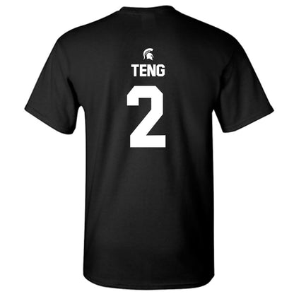 Michigan State - NCAA Men's Basketball : Kur Teng - Sports Shersey T-Shirt-1