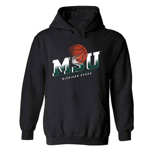 Michigan State - NCAA Men's Basketball : Jeremy Fears - Sports Shersey Hooded Sweatshirt-0