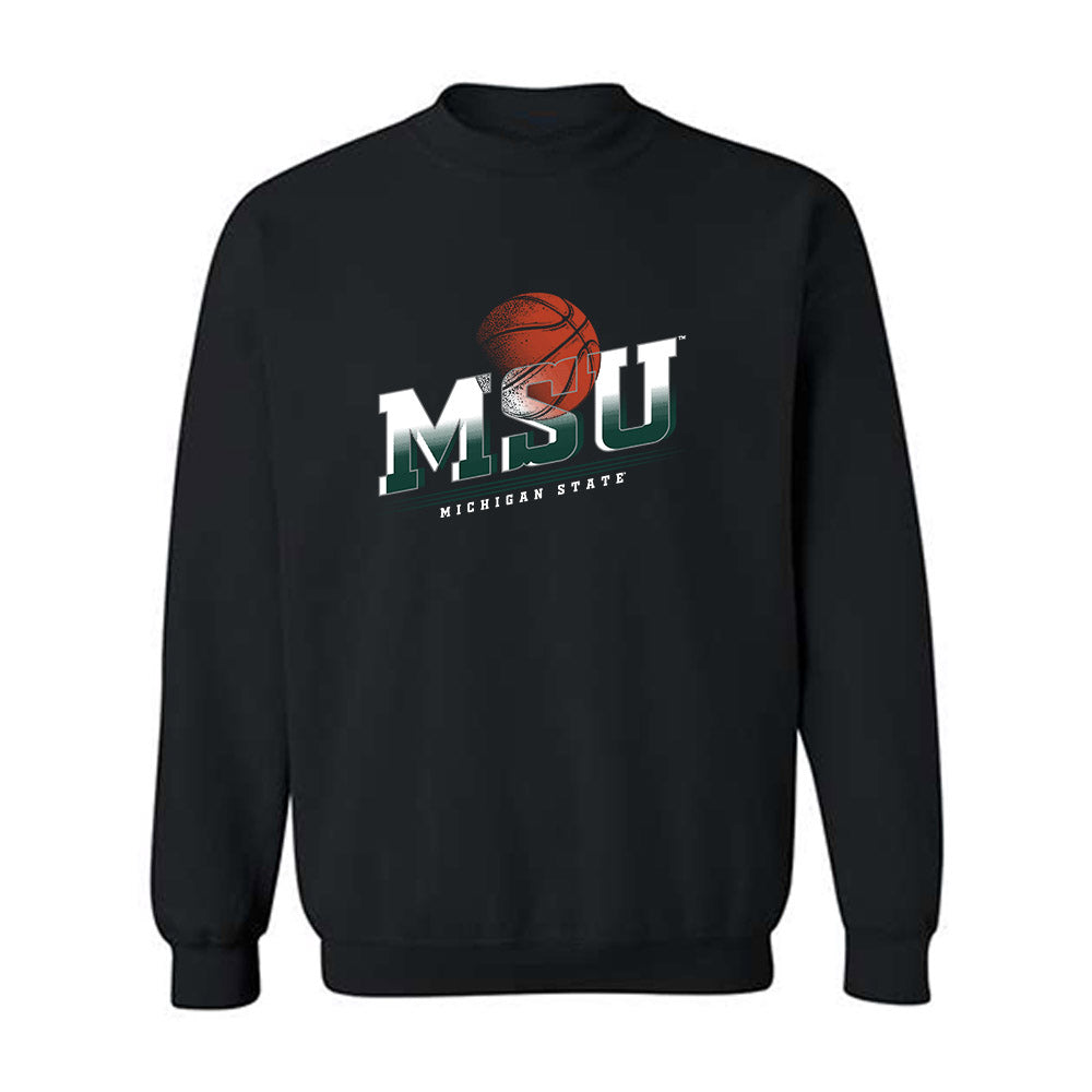 Michigan State - NCAA Women's Basketball : Jordan Ode - Sports Shersey Crewneck Sweatshirt-0