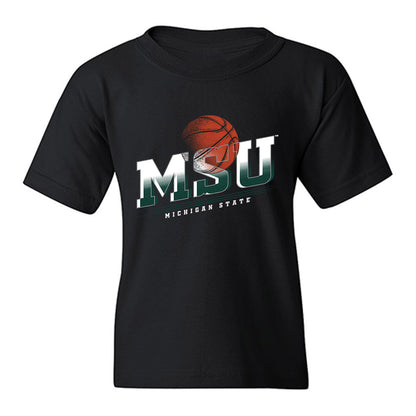 Michigan State - NCAA Men's Basketball : Jeremy Fears - Sports Shersey Youth T-Shirt-0