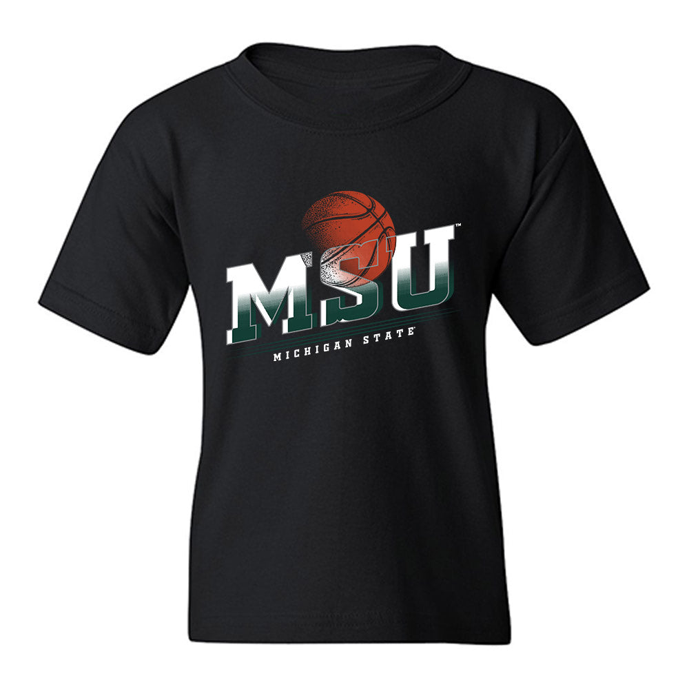 Michigan State - NCAA Men's Basketball : Divine-Collins Ugochukwu - Sports Shersey Youth T-Shirt-0