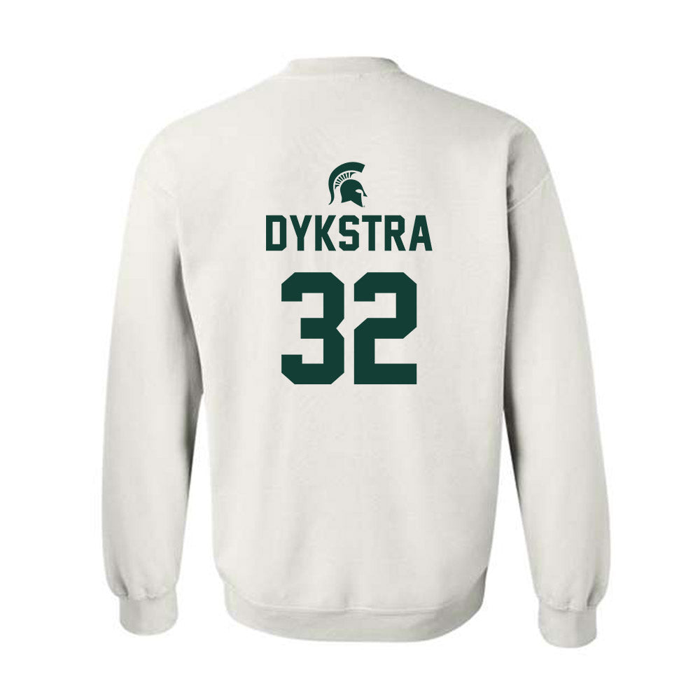 Michigan State - NCAA Women's Basketball : Marah Dykstra - Sports Shersey Crewneck Sweatshirt-1