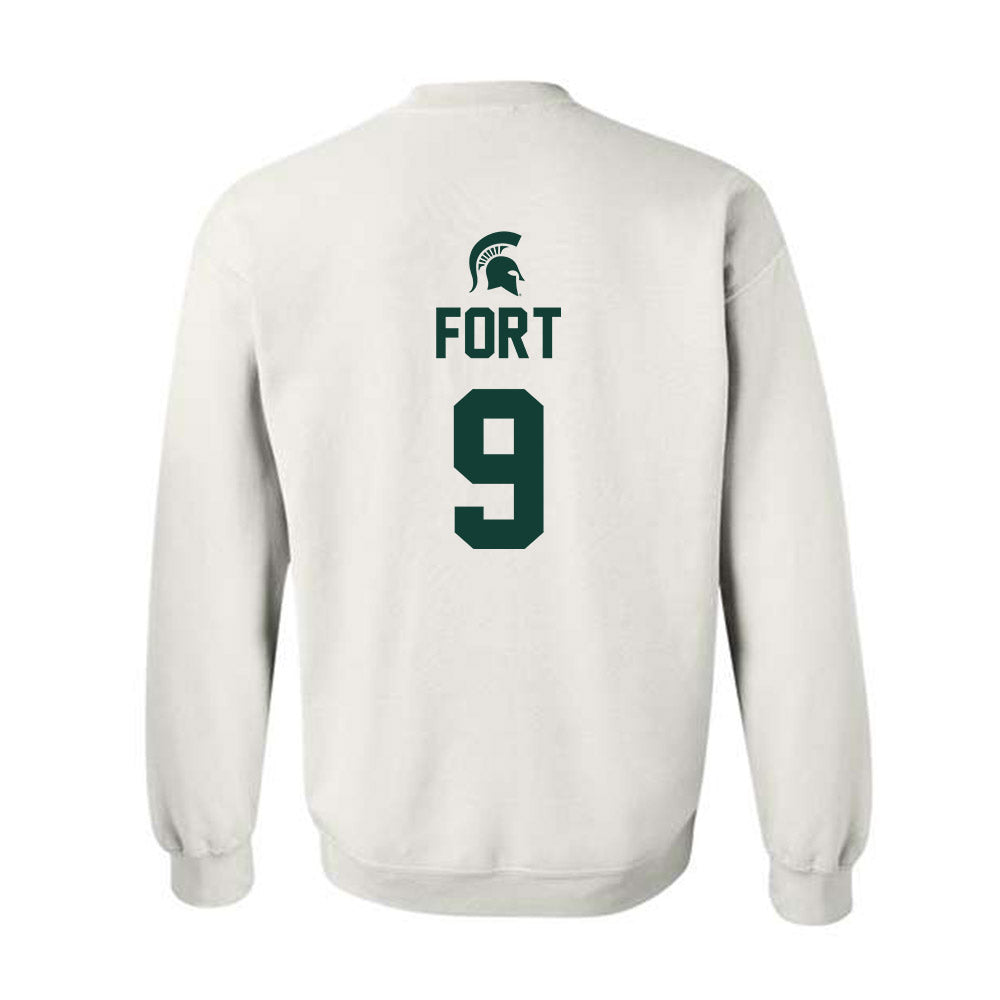 Michigan State - NCAA Men's Basketball : Trey Fort - Sports Shersey Crewneck Sweatshirt-1