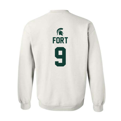 Michigan State - NCAA Men's Basketball : Trey Fort - Sports Shersey Crewneck Sweatshirt-1