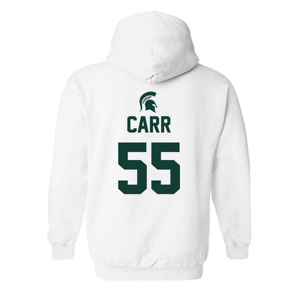 Michigan State - NCAA Men's Basketball : Coen Carr - Sports Shersey Hooded Sweatshirt-1