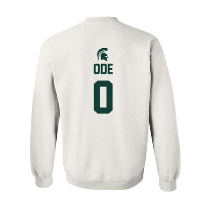 Michigan State - NCAA Women's Basketball : Jordan Ode - Sports Shersey Crewneck Sweatshirt-1