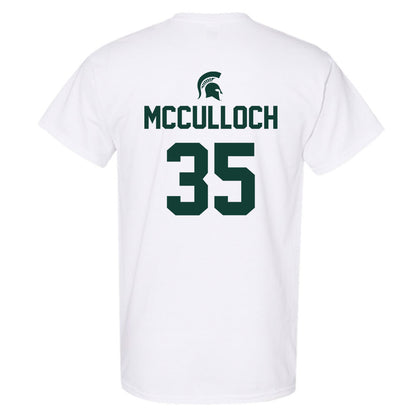 Michigan State - NCAA Men's Basketball : Jesse McCulloch - Sports Shersey T-Shirt-1