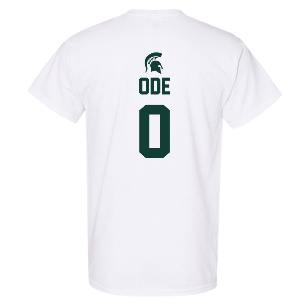 Michigan State - NCAA Women's Basketball : Jordan Ode - Sports Shersey T-Shirt-1