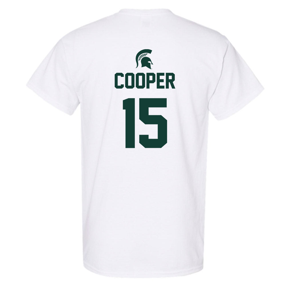 Michigan State - NCAA Men's Basketball : Carson Cooper - Sports Shersey T-Shirt-1