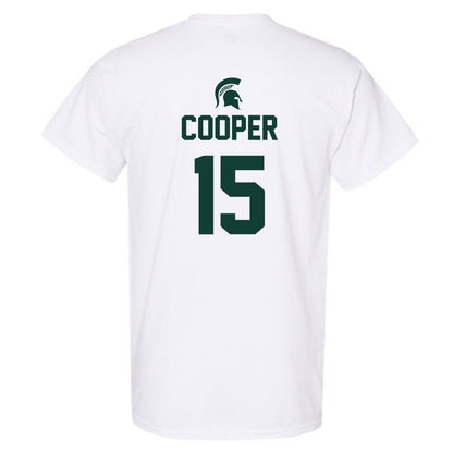 Michigan State - NCAA Men's Basketball : Carson Cooper - Sports Shersey T-Shirt-1
