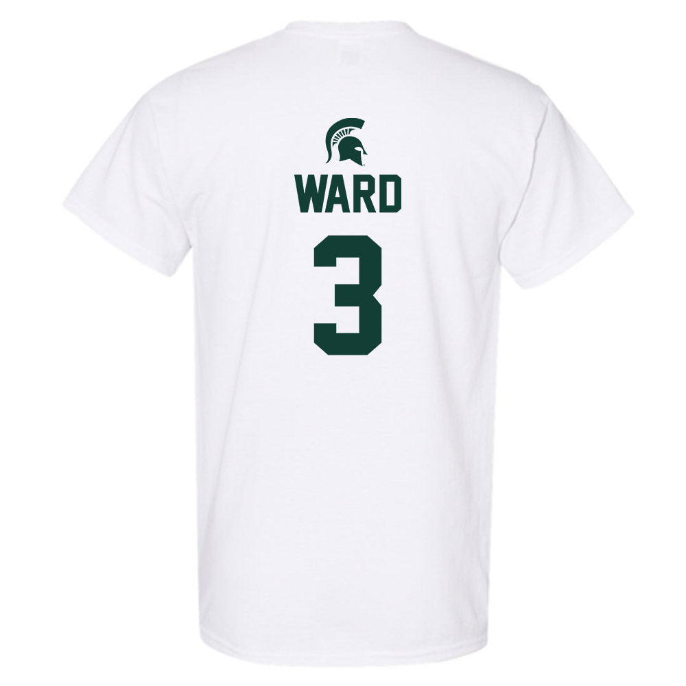 Michigan State - NCAA Men's Basketball : Cam Ward - Sports Shersey T-Shirt-1