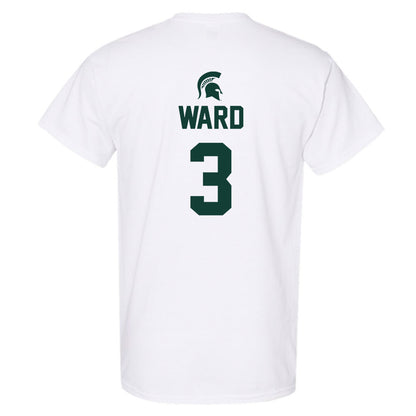 Michigan State - NCAA Men's Basketball : Cam Ward - Sports Shersey T-Shirt-1