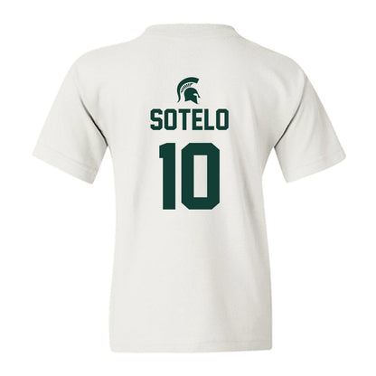 Michigan State - NCAA Women's Basketball : Ines Sotelo - Sports Shersey Youth T-Shirt-1