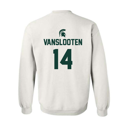 Michigan State - NCAA Women's Basketball : Grace VanSlooten - Sports Shersey Crewneck Sweatshirt