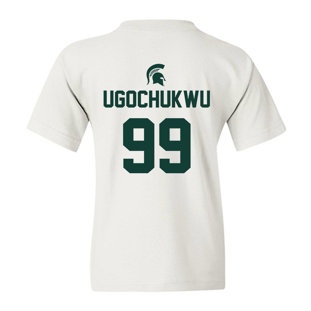 Michigan State - NCAA Men's Basketball : Divine-Collins Ugochukwu - Sports Shersey Youth T-Shirt-1