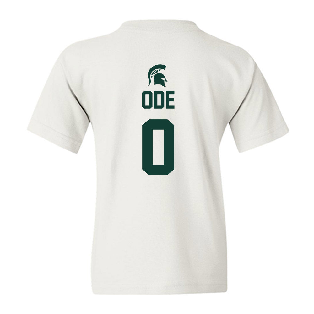 Michigan State - NCAA Women's Basketball : Jordan Ode - Sports Shersey Youth T-Shirt-1