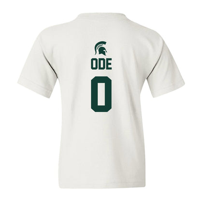 Michigan State - NCAA Women's Basketball : Jordan Ode - Sports Shersey Youth T-Shirt-1